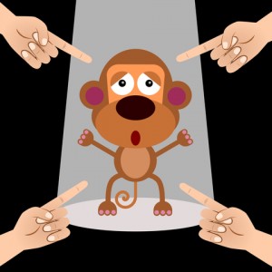 monkey-in-shame-spotlight